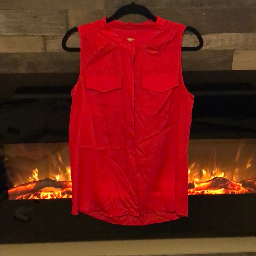 J Crew Sleeveless blouse